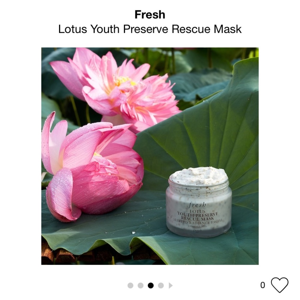 BNIB FRESH YOUTH PRESERVING LOTUS TREATMENT MASK - Picture 3 of 8